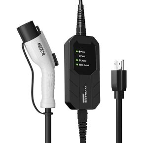 Level 1 EV Charger 16 Amp 25FT Cable Portable Electric Charger for J1772 EVs with NEMA 5-15 Plug