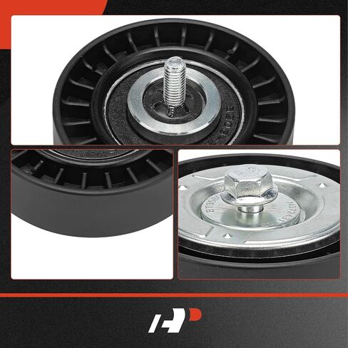 A-Premium Belt Idler Pulley Compatible with Ford Explorer 2013-2019, Escape 2013-2019, Fusion 2013-2020, Focus 2013-2018, Edge 2015-2018, Transit Connect, Mustang, Taurus & Lincoln MKZ, MKC, MKT in Saudi Arabia