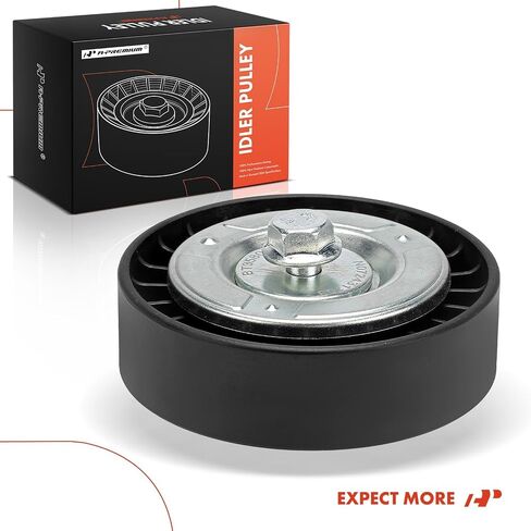 A-Premium Belt Idler Pulley Compatible with Ford Explorer 2013-2019, Escape 2013-2019, Fusion 2013-2020, Focus 2013-2018, Edge 2015-2018, Transit Connect, Mustang, Taurus & Lincoln MKZ, MKC, MKT in Saudi Arabia