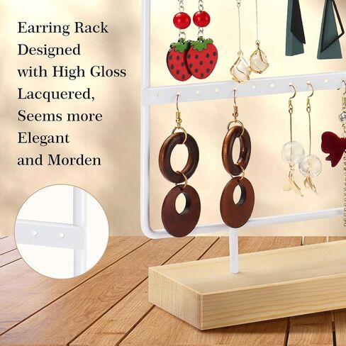 Earring Holder Organizer, Earring Display Stand for Vendors(4 Tiers & 88 Holes) in Saudi Arabia