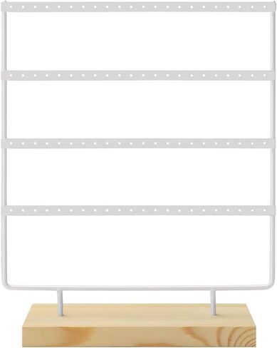 Earring Holder Organizer, Earring Display Stand for Vendors(4 Tiers & 88 Holes) in Saudi Arabia