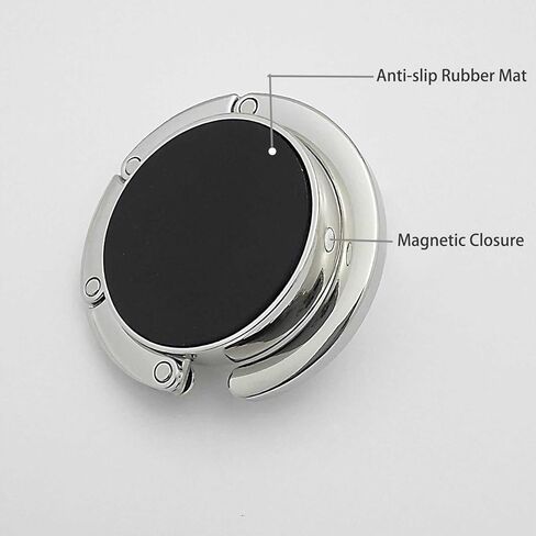 KSMD Compact Round Purse Hooks for Table and Bars,Portable Purse Hanger Organizers Hooks Handbag Holder Pocketbook Holder Bag Storage for Desk Bag,Set of 2 (Letter A) in Kuwait