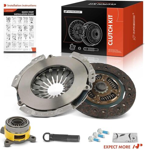 مجموعة قابض ناقل الحركة A-Premium مع أسطوانة القابض التابعة المتوافقة مع Toyota Camry 2010-2011 وScion tC 2011-2016، L4 2.5L، DOHC مطحونة بشكل طبيعي in Saudi Arabia