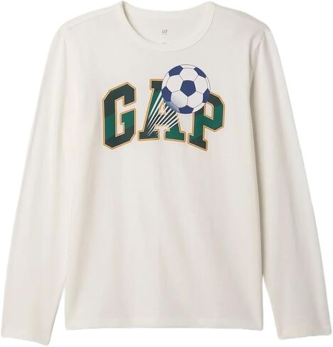 GAP Boys' Long Sleeve Logo Tee T-Shirt in Saudi Arabia
