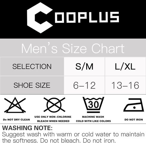 COOPLUS Men Ankle Athletic Socks in Saudi Arabia