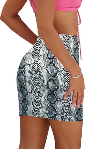 Women's Mini Pencil Skirt - High Waisted Bodycon Summer Casual Y2K Going Out Tight Skirts in Kuwait