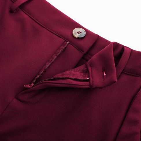 تنورة ضيقة للسيدات من Belle Poque بخصر عالٍ، تنورة كاجوال للعمل والمكتب، تنورة متوسطة الطول بفتحة in Kuwait