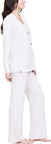 Barefoot Dreams Women's CCL Contrast Rib Pocket Cardigan in Saudi Arabia