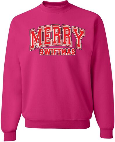 wild custom apparel Wishing You A Merry Swift Ugly Christmas Sweater Crewneck Sweatshirt in Kuwait