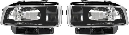 مصباح الضباب HECASA متوافق مع 2005-2013 Chevy شيفروليه كورفيت C6 427 إصدار محدود Z06 ZR1 Base Grand Sport بديل لـ 25942592 25942593 GM2592291 GM2593291 مصباح الضباب عدسة شفافة LH & RH in Kuwait