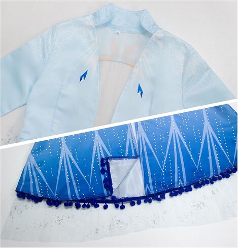 LZH Little Girls Dress Princess Fancy Dresses Outfits Pants Long Sleeve Dress up+Accessories in Saudi Arabia