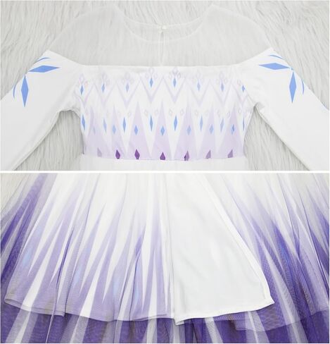LZH Little Girls Dress Princess Fancy Dresses Outfits Pants Long Sleeve Dress up+Accessories in Saudi Arabia