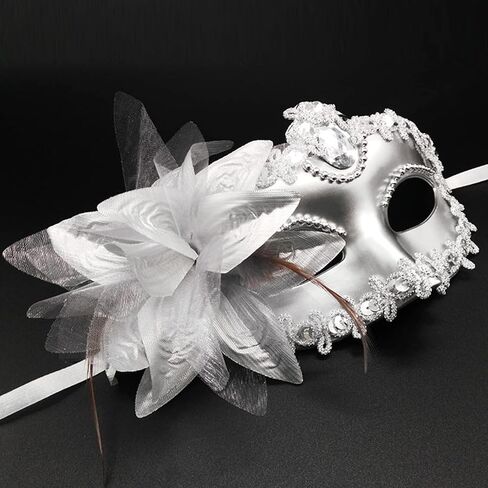 OIDEA Couple Masquerade Masks Set: Masquerade Masks for Couples Carnival Venetian Party Prom Costume Mardi Gras Mask in Kuwait