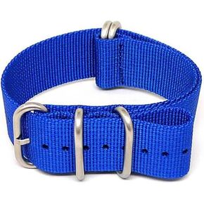 Ballistic Nylon Military Watch Strap (Matte Buckle) 18mm 20mm 22mm 24mm 26mm
