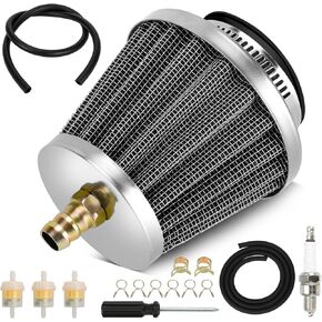 38mm(1-1/2") Air Filter Compatible with GY6 50cc 125cc 150cc Taotao 139QMB 152QMJ ATM50 VIP Thunder Scooter Moped Jonway Roketa SSR125 Apollo Pit Dirt Bike ATV Quad 4 Wheeler Go Kart Parts