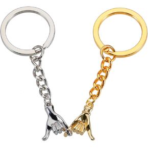 VANLOVEMAC Pinky Promise Gift Matching Couple Gifts Valentines Day Gifts for Her Him Boyfriend Girlfriend Best Friends Matching Keychains for Couples Wife Husband Long Distance Relationship Gifts