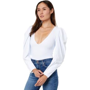 Free People Va Va Voop Long Sleeve Bodysuit
