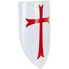 Medieval Knight Cross Heater Shield 18 Gauge Steel 28" Handmade