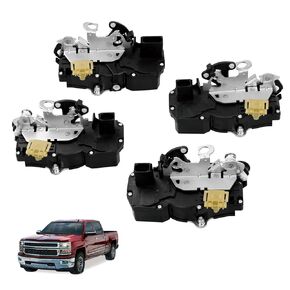 Door Latch Lock Actuator Motor Compatible with Chevy Suburban Tahoe Avalanche Silverado GMC Sierra Yukon Cadillac Escalade 2007-2009 4pcs Latch Lock Kit Replaces 931-303 931-304 931-108 931-109