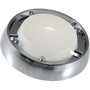 ACROPIX Car Dome Light Bezel Lens Lamp Cover with Screws Car Interior Light Lens for Ford for Mustang 1967-1970 Plastic Silver Tone Car Parts