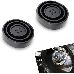 2 PCS Car Forward Light Dust Cover, 2.16"-3.74" ID Silicone High Temperature Resistant Waterproof Protective Sealing Cover, Light Bulb Accessories, for Most Cars, Trucks and Vans (Black)