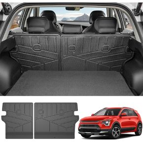 Cargo Liner Fit for 2023 2024 Kia NIRO EV Accessories Cargo Mat Trunk Mat Trunk Liner for 2024 Kia NIRO EV(Not Fit Dual Level Cargo Board) (Cargo Mat)