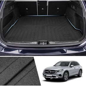 Cargo Mat for Mercedes Benz GLC 2023-2024 2025(Not for Coupe) GLC300/GLC300e/GLC43 AMG,All Weather TPE Trunk Mat,Anti-Slip Car Cargo Liners for Mercedes Benz GLC Accessories in Kuwait