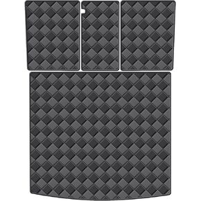 Cargo Mat & Backrest Mats for 2019-2024 2025 Audi Q3 Accessories, All Weather Waterproof Rear Cargo Liner Rear Trunk Liner Back Seat Cover Protector