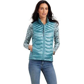 Ariat Female Ideal Down Vest Iridescent Arctic Large