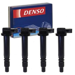 4 pc DENSO Direct Ignition Coils compatible with Toyota Tacoma 2.4L 2.7L L4 2000-2004