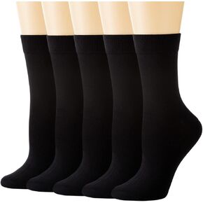 Losa Kute 5/10 Pairs Crew Socks for Women Soft Cotton Socks Size 5-9 9-11