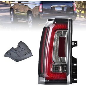 Tail Lights Assembly Compatible with GMC Yukon XL 2015 2016 2017 2018 2019 2020 LED Right Passenger Side Taillight Brake Turn Signal Assembly With Bulb Replaces 23380460 84536243 GM2801268