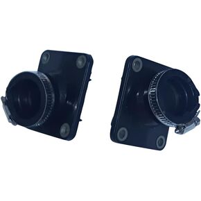 New 2PCS Carb Boot Compatible with YAMAHA YZ85 2002-2012 Motorcycle Carburetor Rubber Intake Manifold Boot Joint