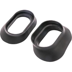 2X Ram Air Intake Duct Rubber Boots Compatible with 2004 2005 Suzuki GSXR GSX-R 600 750#94423-29G00 & 94433-29G00