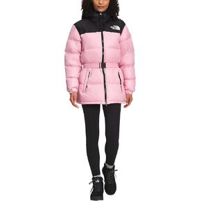سترة متوسطة الطول بحزام Nuptse من THE NORTH FACE - للسيدات