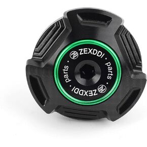 غطاء حشو زيت محرك الدراجة النارية من الألومنيوم مناسب لـ Kawasaki KLR650 Ninja 300 ZX6R ZX636 ZX10R ZX14R Vulcan S 900 GTR1400 Z750 S Versys X300 (أخضر)