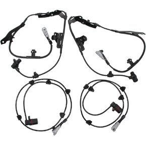 MOTOKU Front Rear ABS Wheel Speed Sensor Set for Toyota Sequoia 4.7L 2001-2007 Left Driver and Right Passenger Side