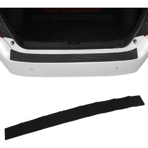 Car Rear Bumper Protector Guard, 35.43 x 3.15 Inch Universal Anti-Scratch PVC Trunk Door Protection Strip for Car/SUV (Style 4)