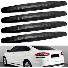 BokWin 8-Packs Black Anti-Collision Patch Bumper Guard Strip Anti-Scratch Bumper Protector Trim Universal for Cars SUV Pickup Truck