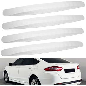 BokWin 8-Packs Black Anti-Collision Patch Bumper Guard Strip Anti-Scratch Bumper Protector Trim Universal for Cars SUV Pickup Truck