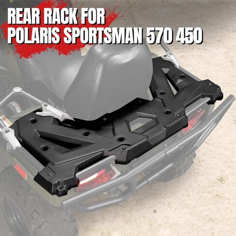 A & UTV PRO ATV Front Rack & Rear Rack Kit for Polaris Sportsman 570 450 Accessories 2017-2020, 2022-2024 Touring 570 Storage Cover Lid Rear Rack Assembly Kit, Replace OEM # 2636440-070, 2635059-070 in Saudi Arabia