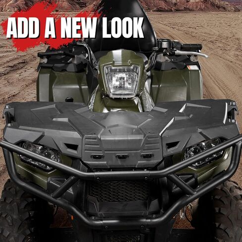 A & UTV PRO ATV Front Rack & Rear Rack Kit for Polaris Sportsman 570 450 Accessories 2017-2020, 2022-2024 Touring 570 Storage Cover Lid Rear Rack Assembly Kit, Replace OEM # 2636440-070, 2635059-070 in Saudi Arabia