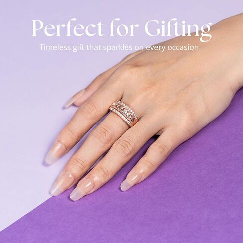 1 Ct Sterling Silver Oval Shape Pink Morganite with White Zircon Rose Gold Plated Band Ring Size 5-10 in Saudi Arabia