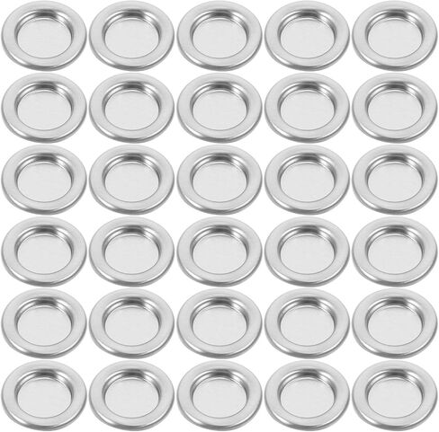 50Pcs Metal Incense Cone Holders - Small Incense Trays for Cones & Sticks, Versatile Incense Burner Tray for Home and Meditation Spaces in Saudi Arabia