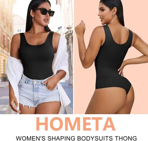 HOMETA Slimming Shapewear Bodysuit for Women Tummy Control Body Shaper Waist Trainer Bodysuit in Saudi Arabia