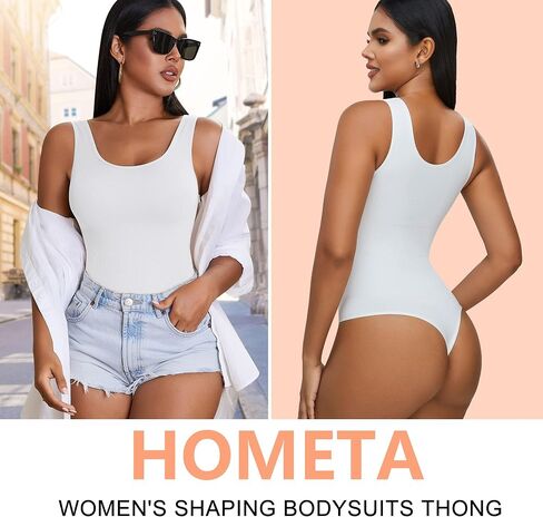 HOMETA Slimming Shapewear Bodysuit for Women Tummy Control Body Shaper Waist Trainer Bodysuit in Saudi Arabia