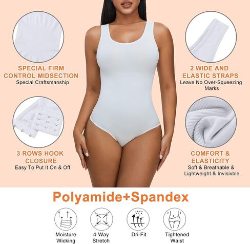 HOMETA Slimming Shapewear Bodysuit for Women Tummy Control Body Shaper Waist Trainer Bodysuit in Saudi Arabia