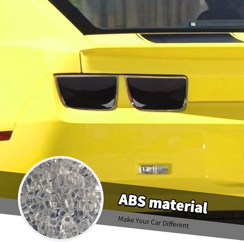 Jimen 4PCS Smoked Tail Light Cover Trim Fit for Chevrolet Camaro 2010-2013 in Saudi Arabia