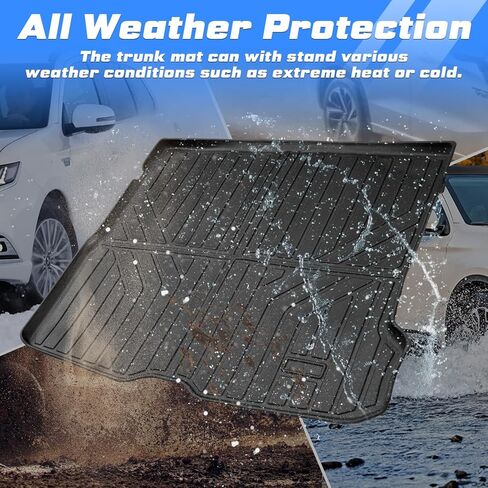 Cargo Mat for Mercedes Benz GLC 2023-2024 2025(Not for Coupe) GLC300/GLC300e/GLC43 AMG,All Weather TPE Trunk Mat,Anti-Slip Car Cargo Liners for Mercedes Benz GLC Accessories in Kuwait