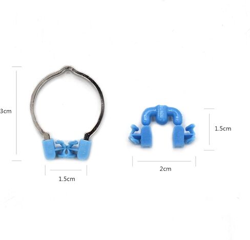 1 Set Dental Sectional Matrices Clip, Dental Matrix Sectional Contoured Matrices Clamps,Spring Clip,Forming Sheet Clip, Dentist Matrix Ring Tools (Type A) in Kuwait